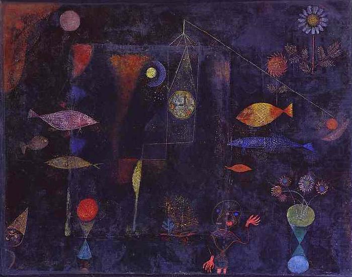 Paul Klee Fish Magic oil painting picture